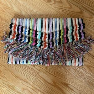 Stella & Dot clutch with fringe